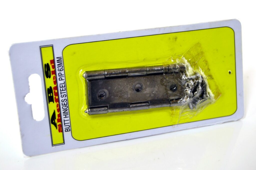 BUTT HINGES 63MM HEAVY CARDED