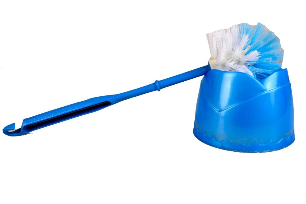 TOILET BRUSH PLASTIC HANDLE WITH HOLDER HG618