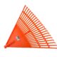 RAKE HEAD ONLY "GREEN LEAF" ORANGE 22T