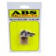 PADLOCK BRASS 20MM 1 ON ABS CARD