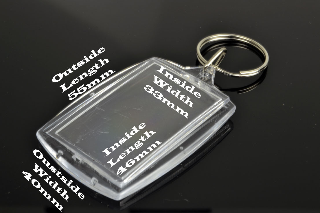 KEY RING PHOTO FRAME 40MM X 55MM A.Bassa & Sons