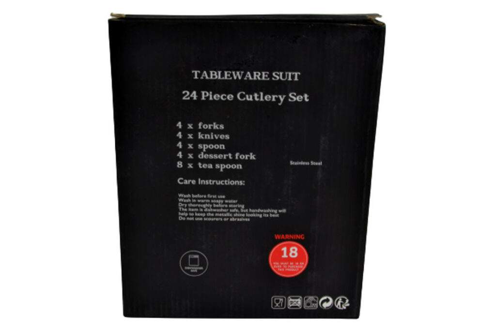 CUTLERY SET 24 PIECE SET