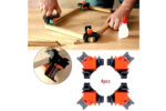 CORNER CLAMPS 90 DEGREE ANGLE PLASTIC FIXING CLIPS 4 PIECE