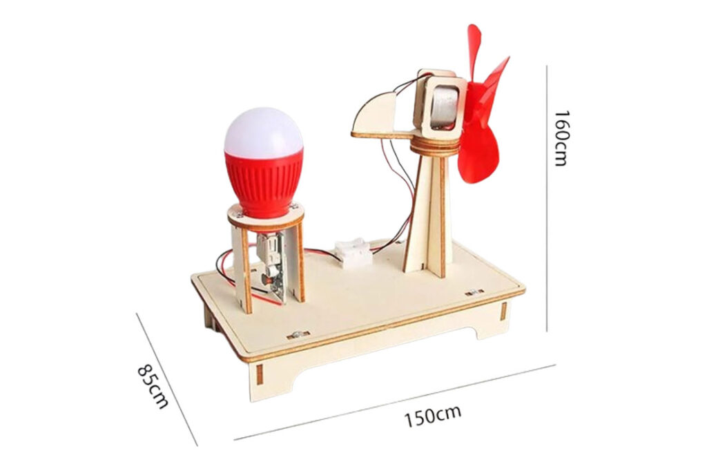 SCHOOL PROJECT SET WIND TURBINE COMPLETE KIT - A.Bassa & Sons