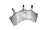 PLASTIC ID HOLDER WITH METAL CLIPS HORIZONTAL - Image 2