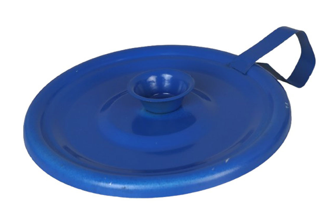 KITCHENWARE CANDLE STICK HOLDER METAL BLUE - Image 1