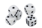 DICE 5MM ROUNDED EDGE 100 PC
