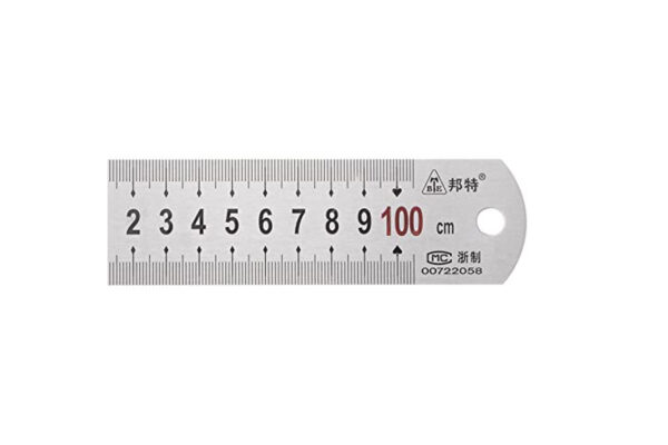 RULER STEEL 100CM