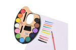 KID PAINT WATERCOLOR SET 12 ASSORTED COLORS ROUND - Image 2