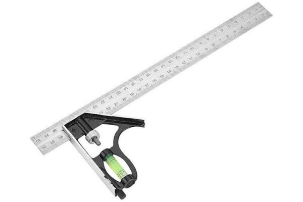 COMBINATION SQUARE WITH VIAL 300MM