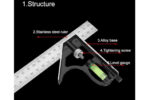 COMBINATION SQUARE WITH VIAL 300MM - Image 3