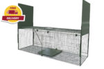 ANIMAL CAGE TRAP COLLAPSIBLE 160 X 55 X 50CM