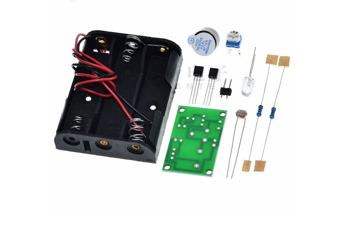 4416436520177 SCHOOL PROJECT KIT PHOTOSENSITIVE ALARM WITH PCB - Image 1