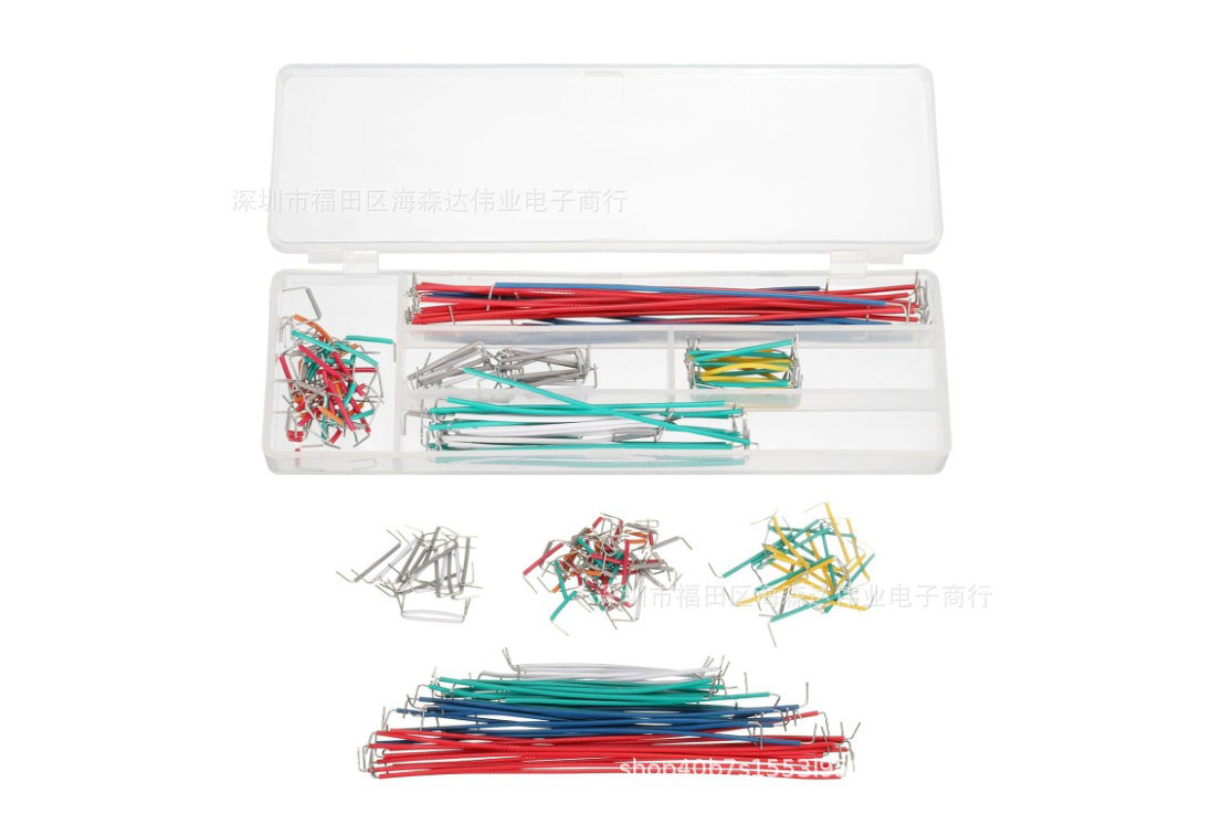 6972085614318 JUMPER WIRE BREAD BOARD KIT 140PC - Image 1
