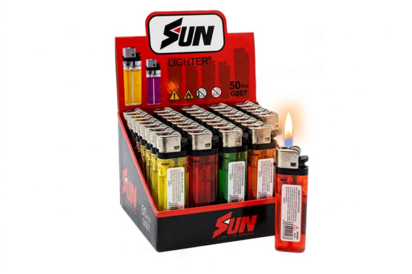 SUN LIGHTER 8CM G007 50PC