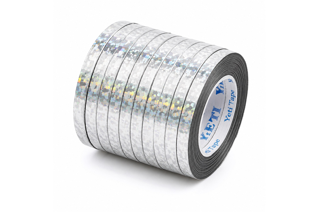 PARTY-RIBBON-METALIC-5MM-X-10MT-10PC-SILVER PARTY RIBBON METALIC 5MM X 10MT 10PC SILVER